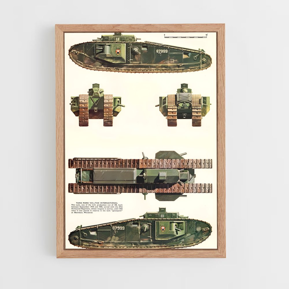 Poster Blindage Double – affiche World Of Tanks (vue 4)